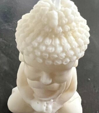 mini buda blanco